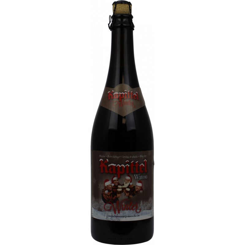 Photographie d'une bouteille de bière Kapittel Winter 75 cl