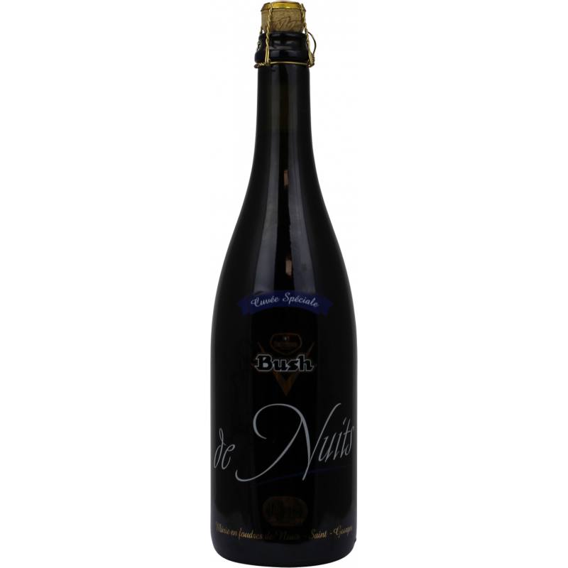 Photographie d'une bouteille de bière Bush de Nuits 75cl