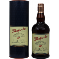 Photographie d'une bouteille de Whisky Glenfarclas 25 ans