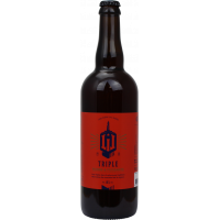 Photographie d'une bouteille de bière Lil Triple 75cl