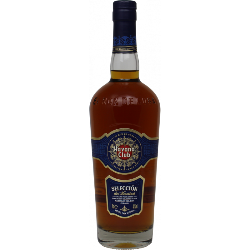 Photographie d'une bouteille de Rhum Havana Club Seleccion De Maestros