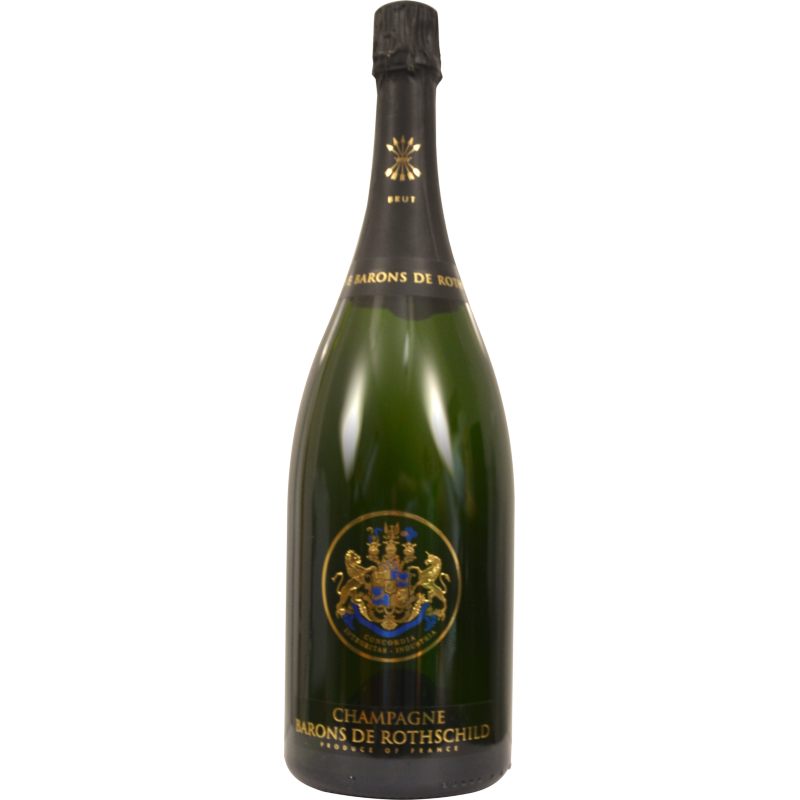 Photographie d'une bouteille de CHAMPAGNE BARONS DE ROTHSCHILD MAGNUM