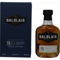 Photographie d'une bouteille de Whisky Balblair 15 ans