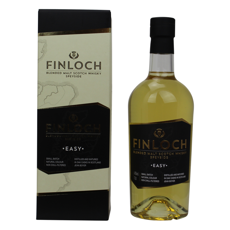 Photographie d'une bouteille de Whisky Finloch Easy Blended Malt