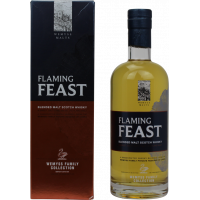 Photographie d'une bouteille de Whisky Flaming Feast Wemyss