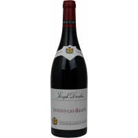 Photographie d'une bouteille de vin rouge savigny les beaune joseph drouhin aoc rouge 2017 75 cl