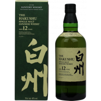 Photographie d'une bouteille de THE HAKUSHU SUNTORY 12 ANS 70 CL