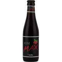 Photographie d'une bouteille de bière Rosé Max By Jacobins 25cl