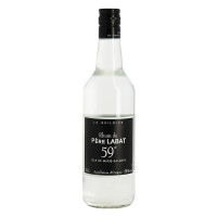 Photographie d'une bouteille de Rhum Blanc Père Labat