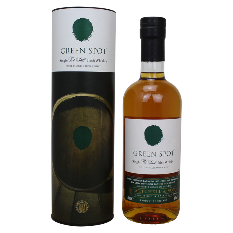 Photographie d'une bouteille de Whisky Green Spot Single Pot Still