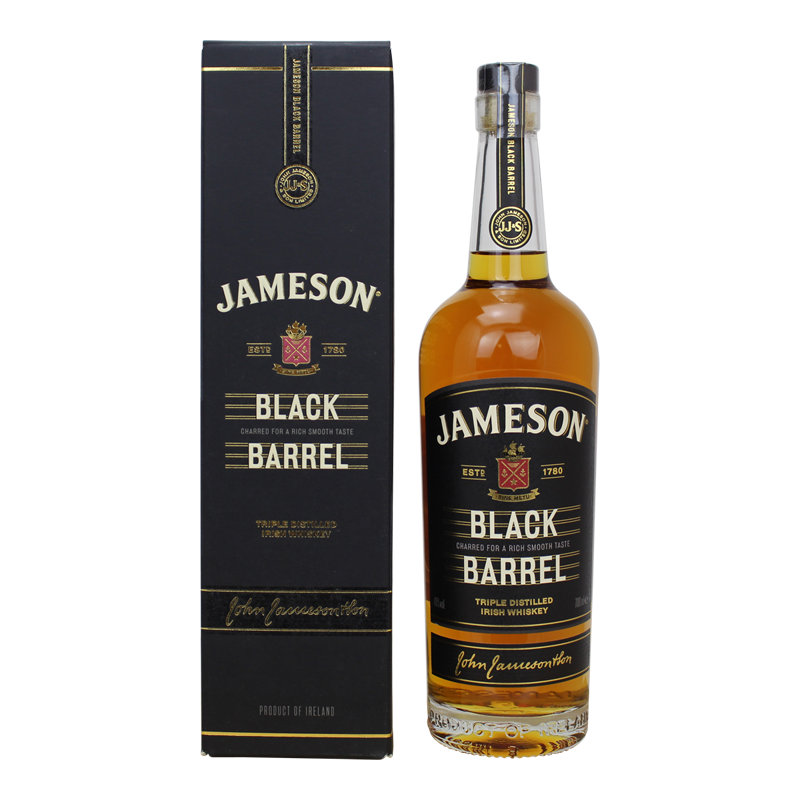 Photographie d'une bouteille de Whisky Jameson Black Barrel