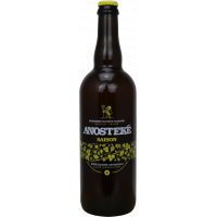 Photographie d'une bouteille de bière anosteke saison 75 cl