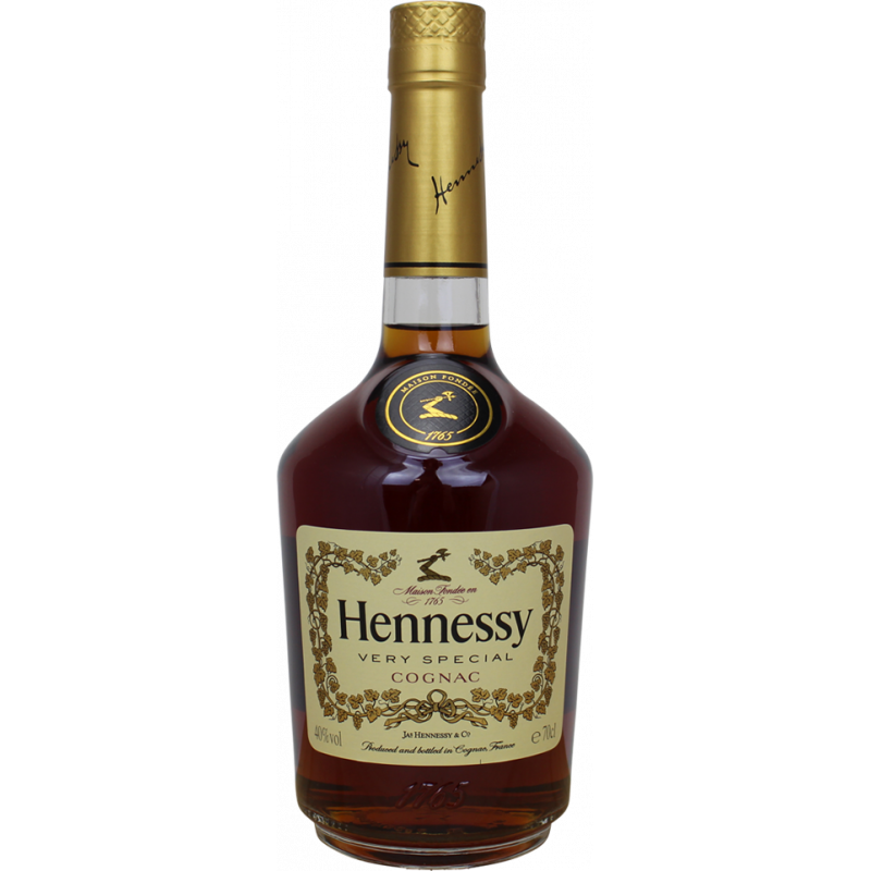 Photographie d'une bouteille de Cognac Henessy VS Very Spécial