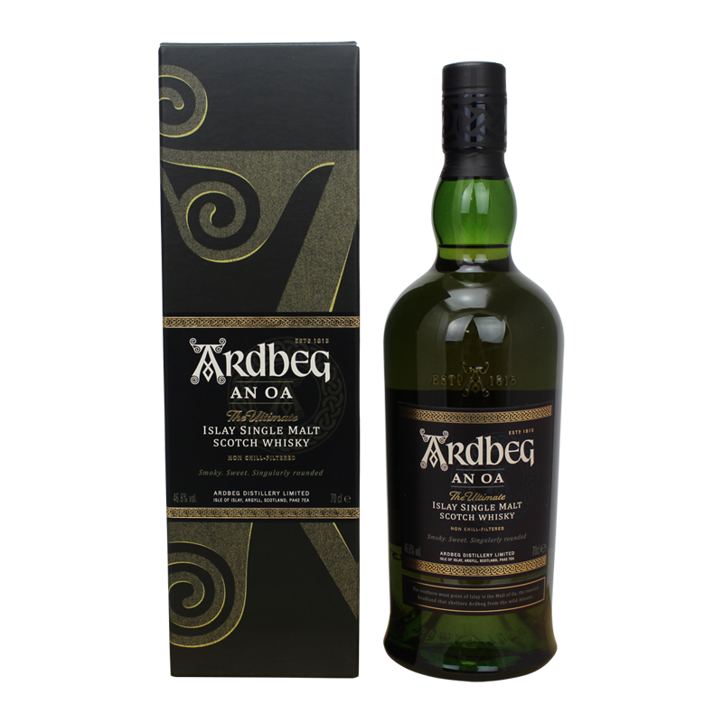 Photographie d'une bouteille de Whisk Ardbeg AN OA