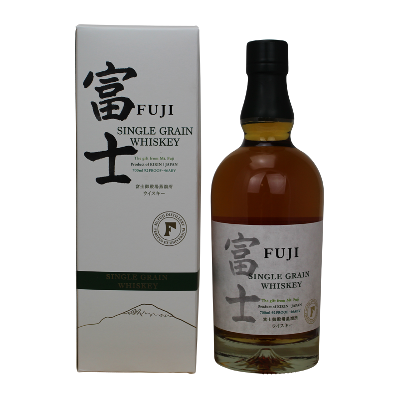 Photographie d'une bouteille de Whisky Fuji Single Grain