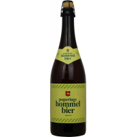 Photographie d'une bouteille de bière Hommelbier 75cl