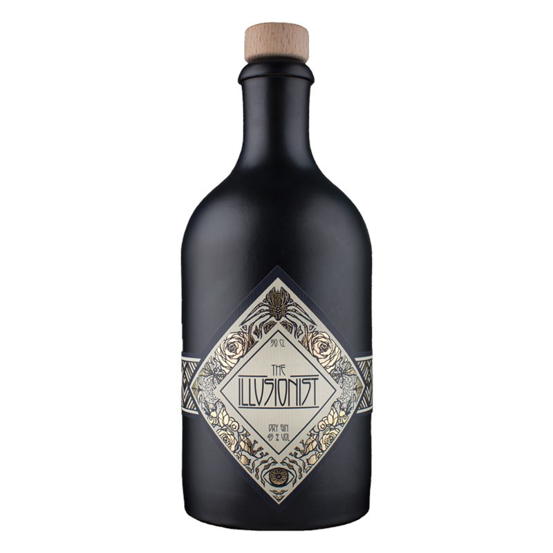 Photographie d'une bouteille de THE ILLUSIONISIT DRY GIN BIO