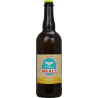 Photographie d'une bouteille de bière Waale Blonde 75cl