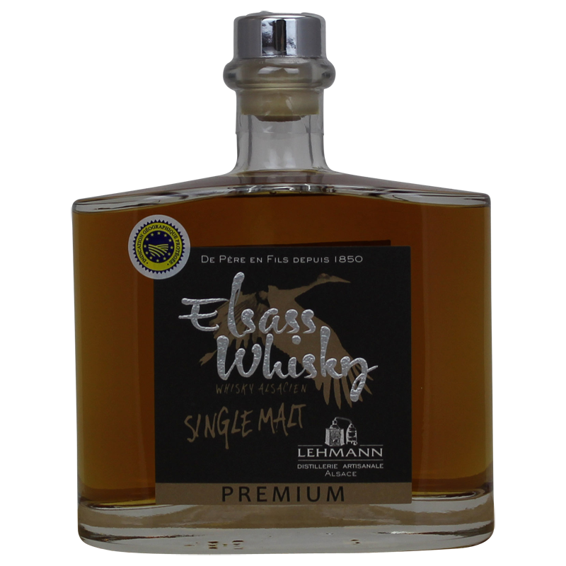 Photographie d'une bouteille de ELSASS WHISKY PREMIUM SAUTERNES LEHMANN