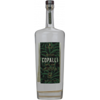 Photographie d'une bouteille de Rhum Blanc Copalli Bio Belize