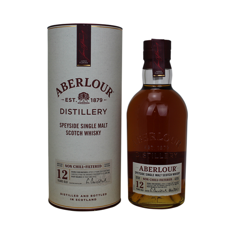 Photographie d'une bouteille de Whisky Aberlour 12 ans Non ChillFiltered