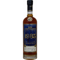 Photographie d'une bouteille de Rhum Ron Centenario 1985 Edition Limitée