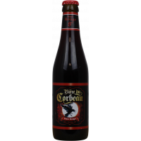 Photographie d'une bouteille de bière Bière du Corbeau Rouge 33cl