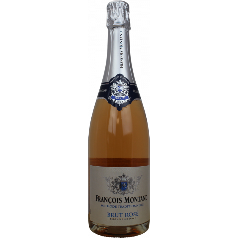 Photographie d'une bouteille de François Montand Brut Rosé