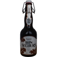 Photographie d'une bouteille de bière Bon Secours Emerite Brune 33cl