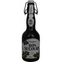 Photographie d'une bouteille de bière Bon Secours 4 Houblons Belgian IPA 33cl