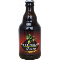 Photographie d'une bouteille de bière La Funquet Rousse 33cl