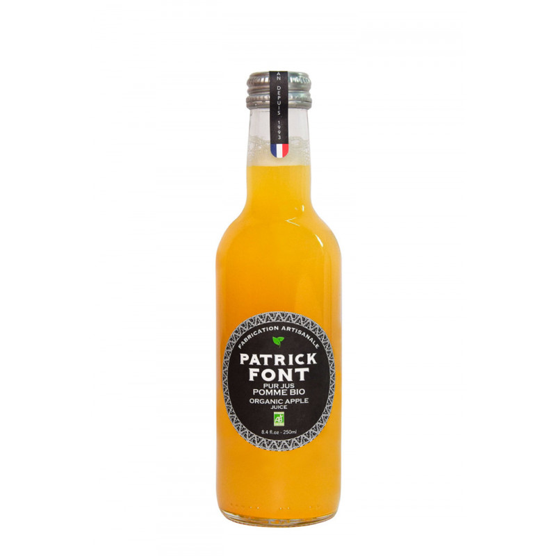 Patrick Font pur jus de pomme brut bio