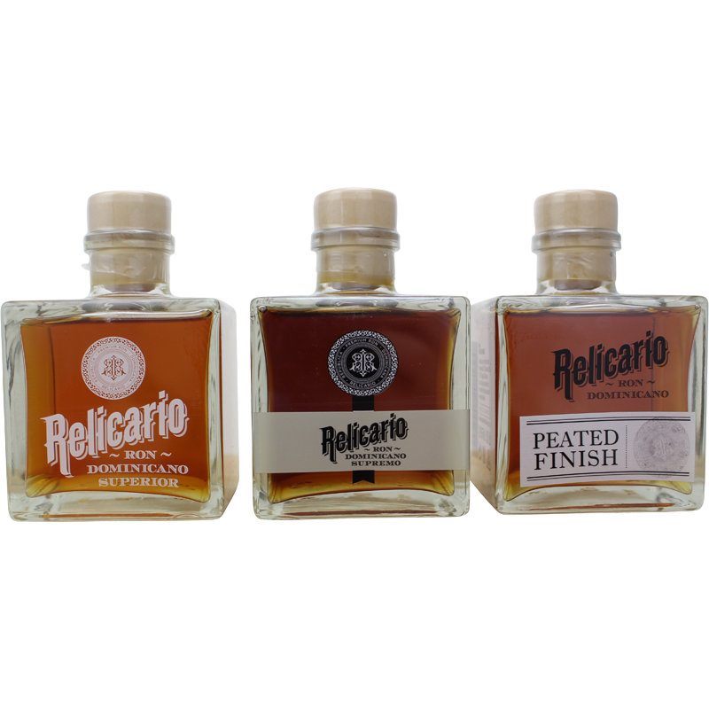 Photographie d'une bouteille de Coffret Rhum Relicario Découverte