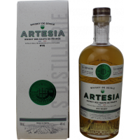 Photographie d'une bouteille de Whisky Artesia Rye
