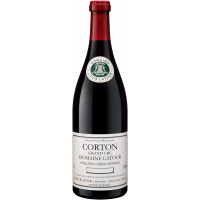 Photographie d'une bouteille de vin rouge CORTON GRAND CRU