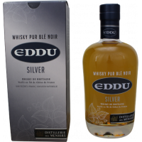 Photographie d'une bouteille de Whisky Eddu Silver Pur Blé Noir