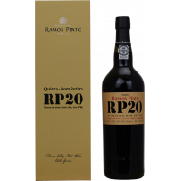 Photographie d'une bouteille de Porto Ramos Pinto RP20 QDBR 20 ans