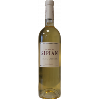 Photographie d'une bouteille de vin blanc CHATEAU SIPIAN COLLECTION