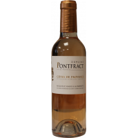 Photographie d'une bouteille de vin rosé demi domaine pontfract aop rose 2021 37.5 cl