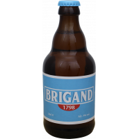 Photographie d'une bouteille de bière Brigand Blonde 33cl