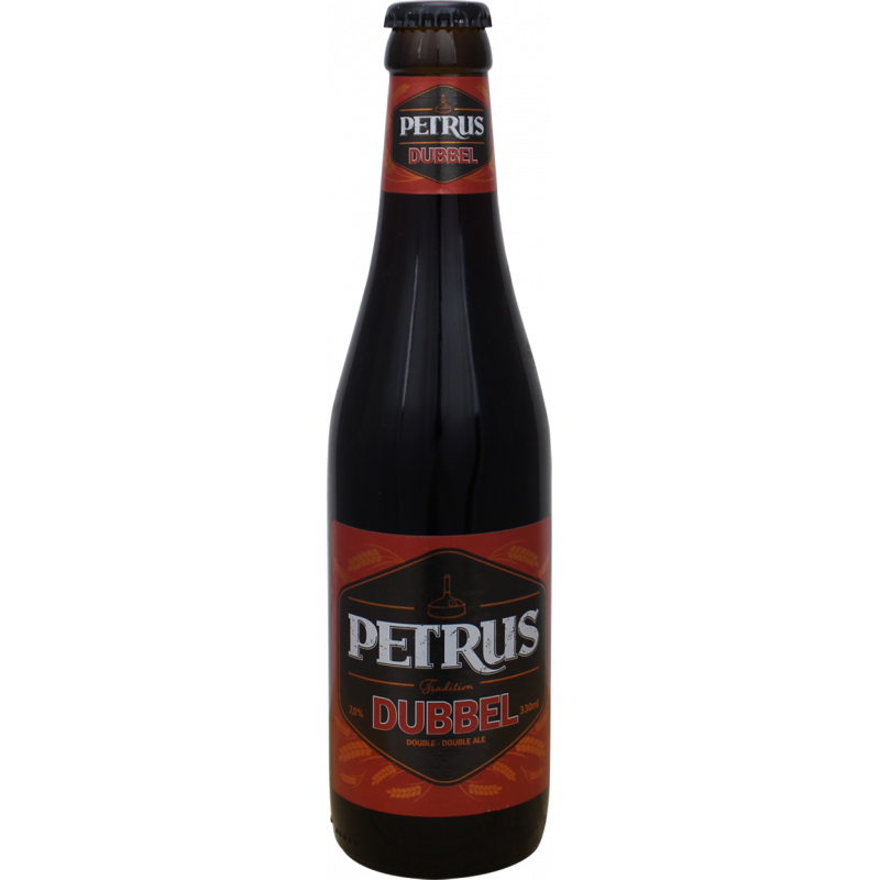 Photographie d'une bouteille de bière Petrus Dubbel 33cl