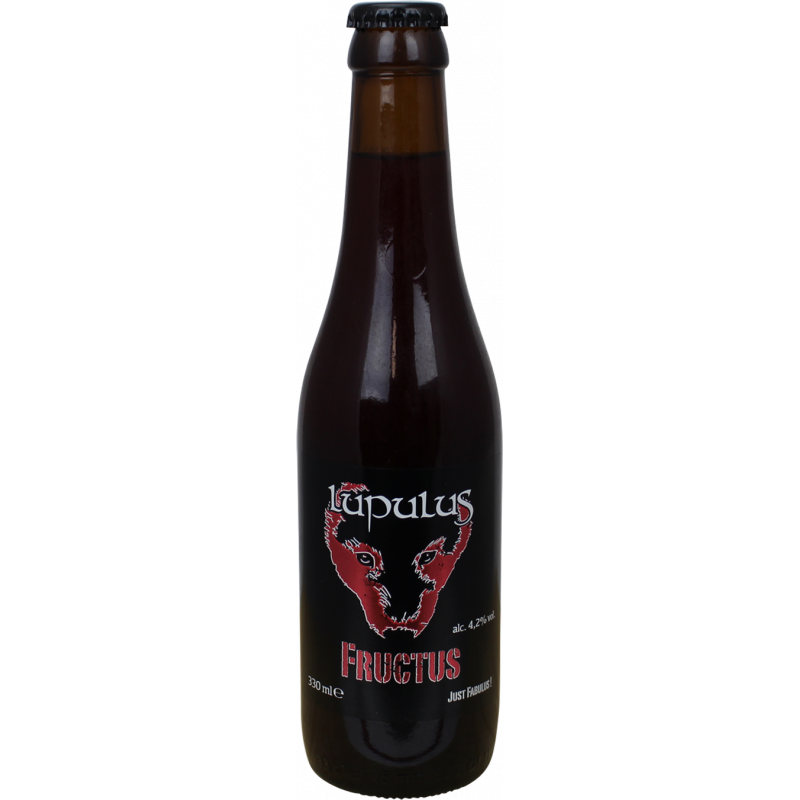 Photographie d'une bouteille de bière Lupulus Fructus 33cl