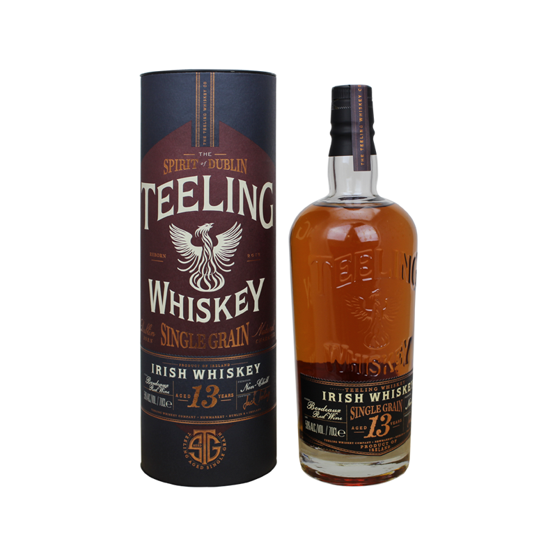 Photographie d'une bouteille de Whisky Teeling Single Grain 13 ans