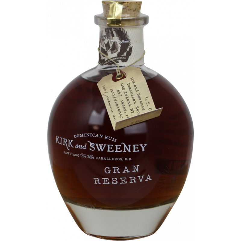 Photographie d'une bouteille de Rhum Kirk And Sweeney Gran Reserva