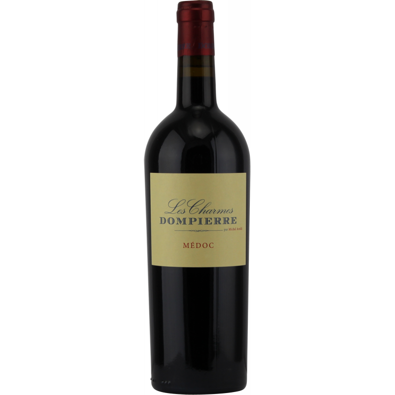 Photographie d'une bouteille de vin rouge LES CHARMES DOMPIERRE