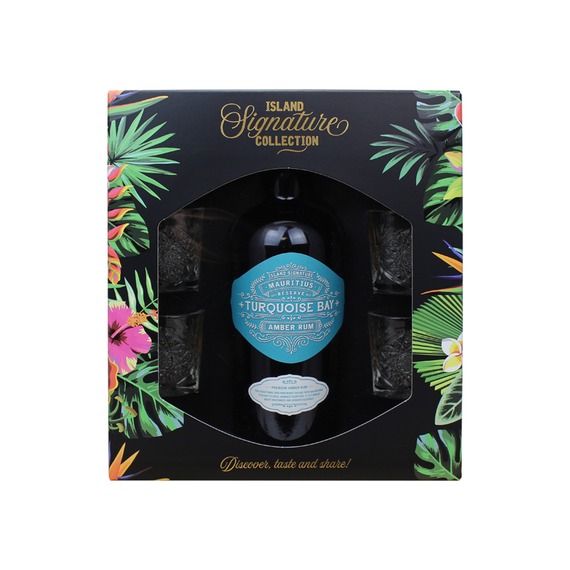 Photographie d'une bouteille de Coffret Rhum Turquoise Bay