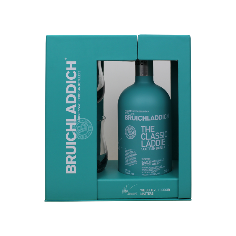 Photographie d'une bouteille de Coffret Whisky Bruichladdich