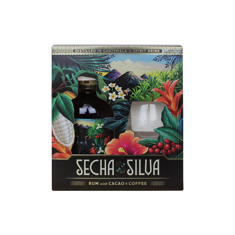 Photographie d'une bouteille de Coffret Rhum Secha de la Silva