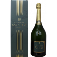 Photographie d'une bouteille de magnum champagne deutz en etui 1.5 l
