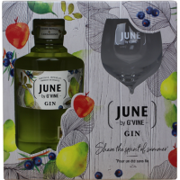 Coffret Liqueur de gin June by G Vine Poire Cardamome